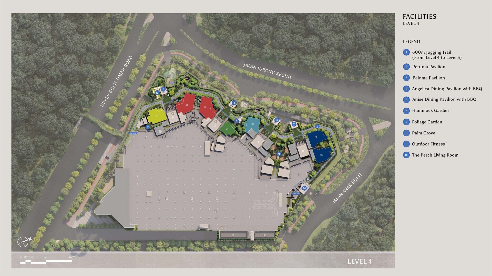 The Reserve Residences siteplan